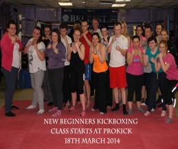 Congratulations to all who took the first step for a fitter life-style when they signed-up for one of ProKick's 6 week kickboxing course.