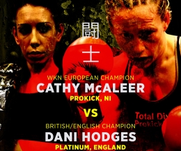 Made in ProKick - Cathy McAleer (Belfast) Vs Dani Hodges (England) in Belfast at the Holiday Inn
