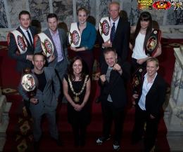 Video added from the City Hall Belfast when the Lords of the Ring Team were out in full force but the gloves were off as the ProKick team were there for tea with Belfast's first lady Nichola Mallon.