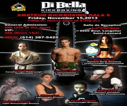 Two WKN Intercontinental Junior Kickboxing Championships back in Montreal Canada on November 15th, 2013.