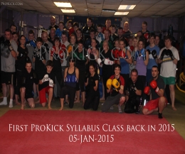 It was business as usual as the first ProKick Kickboxing syllabus classes of 2015 were back. There is no let-up for the demand at Belfast's ProKick as the craze continues into 2015.
