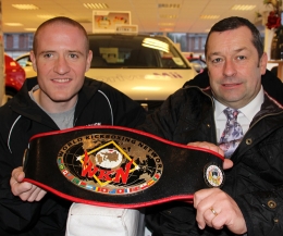 Gary Fullerton will defend his WKN light-welterweight European title and gets backing just in time for 'KICKmas' set for December 14th at the Ulster Hall.