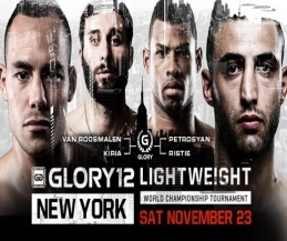 Madison Square Garden New York City on Saturday November 23 that where Glory No.12 will be