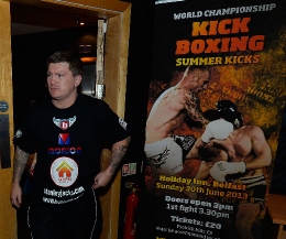Ricky Hatton in Belfast - Hatton put his weight behind the joint boxing promotion with Belfast's Jane Wilton which saw a great night of boxing in Belfast.