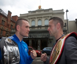 WATCH VIDEO from the Belfast Press conference, Hamilton will face two-time World Full-Contact champion San Allan of Scotland for the WKN Light Welterweight  professional crown