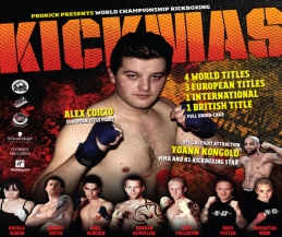 You can see Alex fight by purchasing the limited tickets which are left from Prokick Gym, Belfast on 028 9065 1074 or from the Waterfront box office on 028 9033 4455