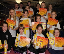 Kickboxing mad kids went through their ProKick exams with a series of tests covering different aspects from the sport which helped elevate most to the next level.