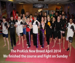 Well done all - they was a good team training today at the Wednesday's New Breed Sparring class 9th April 2014. The new wannabe fighters have started a 3 month intensive training programme and it all started Saturday the 18th Jan and finished tonight 9th April 2014.