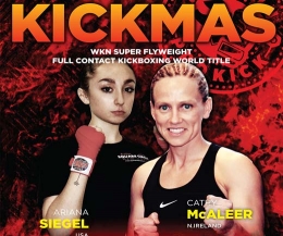 Muay-Thai fighter from America, Ariana Siegel, fights out of New York's famous Square Circle fight gym she will face McAleer for a WKN Pro-Am Full-Contact title