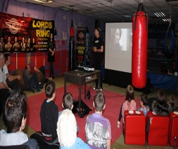 'Boogaloo & Graham' and the Movie 'Punch' both screened at the ProKick gym last Friday the 10th October 2014.
