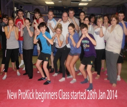 This is another New Kickboxing Class at the ProKick gym for 2014. Packed, It has been like this at ProKick for years