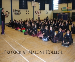 Well done to all the students at Malone College who took part at the ProKick kickboxing day. And a BIG thanks to the teachers who helped organise this great day