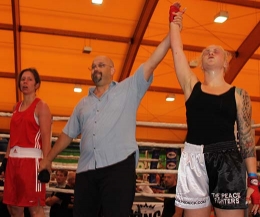 Winner, Samantha Robb takes her UN-beaten record into the next round of the competition,