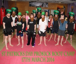 As you can see (pictured) here it all started at 6am this morning with our New Breed St Paddy's Day Special Boot Campers.