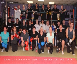 Congratulations to everyone that finished their 6 weeks beginners class Tuesday 21st July 2015.