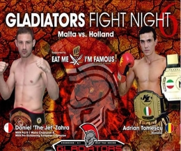 Daniel The Jet Zahra (Malta) will face Adrian Tomescu (Romania) on November 1st in Malta