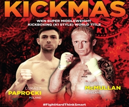 #WKN Pro-Am Super-Middleweight world champion Darren McMullan will face tough Polish fighter Lukasz Paprocki on Dec 6th at the Clayton Hotel #Belfast