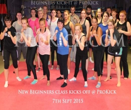 Congratulations to all who took the first step for a fitter life-style when they signed-up for one of ProKick's 6 week kickboxing course.