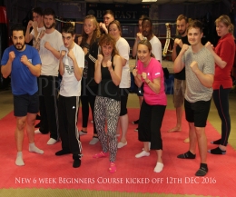 Welcome to the #TheOldTinHut #kickboxingGym and the new 6 week beginners course. All our newcomers had their first taste of our no-nonsense approach to fitness ProKick kickboxing style