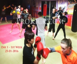 Hard work pays off -  Here's the first day of week one of Billy's proKick bootcamp