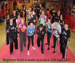 Well done all - Tuesday 25th April was the final class of your six-week beginner course and it all ended with a bang.