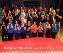 ​All the newcomers had their first taste of ProKick's no-nonsense approach to fitness, all ProKick kickboxing style