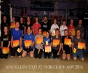 The new Belters from #beginners to #yellowbelt moved up the ladder of kickboxing excellence to the next level.