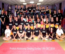 A big congrats to the team - The pressure was on at this the last ProKick Exam of 2016