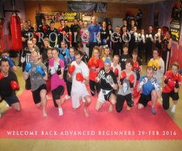 Welcome back to the ProKick Advance Beginners class - last night was just a taste of things to come.