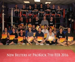 The new belters at ProKick - Check the time class schedule (below) for your new appropriate class. If the class times do not suit please revert back into your old slot and speak to Mr Murray about alternative class time times.