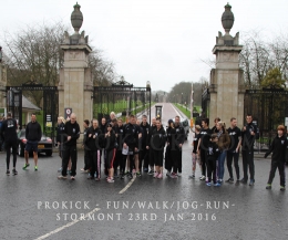A massive thanks to our ProKick team who met at Stormont Estate today: Billy Murray