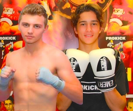The two young men pictured here - these teenagers are now experienced young athletes - Aiden Borg Catania vs Killian Emery