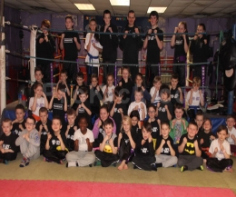 Kids classes - from beginner right up to black belt are on every Saturday mornings
