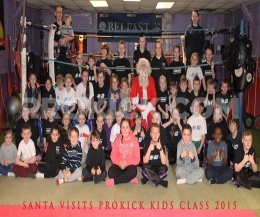 Check out the gallery for pictures from Santa's visit to ProKick in 2015