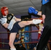 Some of the beginners took to the ring with Young David Bird