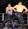 ProKick fighter Karl McBlain keeps the pressure on his opponent