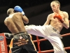 Patrick Kinigamazi takes a kick from Alexander White