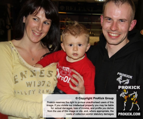 ProKick fighter Robert McNeill and Family