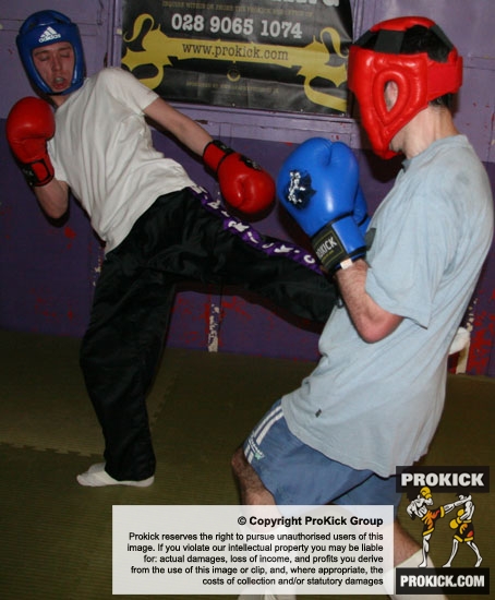 More action from Week 4 sparring class