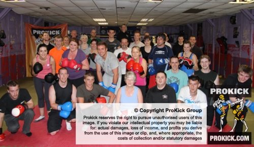 Congratulations to all who finished theie first 6 weeks of ProKick kickboxing, the class is designed specifically for the beginner. We hope to see you all back next week.