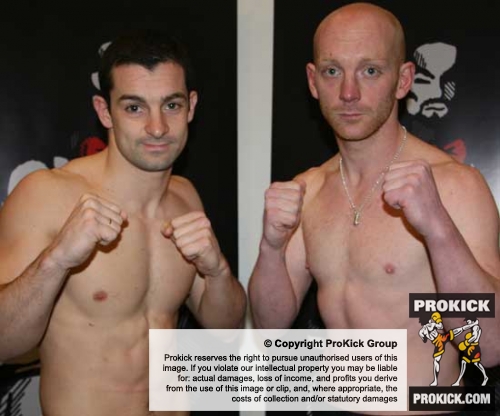 Jose Oliviera and Stuart Jess weigh in on target and are all set to go tomorrow night.