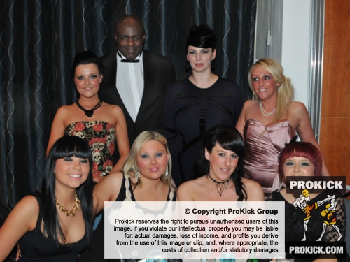 Seven of Company Haircutters eighteen staff were pictured at the Bash n Mash along with Mr Perfect who was special guest at the Bash 'n' Mash - the return of the K1 superstar Ernesto Hoost was the highlight for many