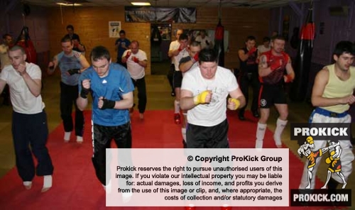 It was sparring day at the ProKick gym as some clubs came together
