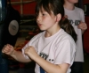 Chelsea Leight demonstrates some of her shadowboxing skills in the Prokick Says monthly competition