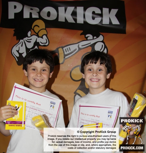The ProKick Kids grading day ( Double trouble the Greenwood's) strutted their stuff to achieve their new belts on Sunday July 8th at the ProKick Gym