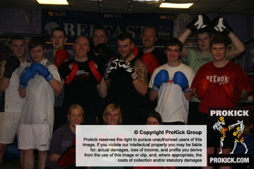 New Kickboxing Beginners received a hard pads class for the final of their six week course.
