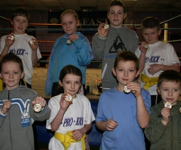 Some of the winners from the fun day