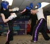 Ursula Agnew took some of the 3rd level beginners through their paces
