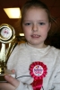 Queen of the her kickboxing club for the day - Katdie McAlees hits 8 years old.