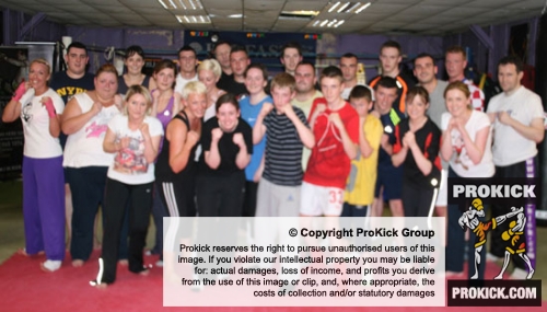 Kickboxing classes at ProKick are in hot demand - real value for money no nonsense hard training kickboxing without taking the blows